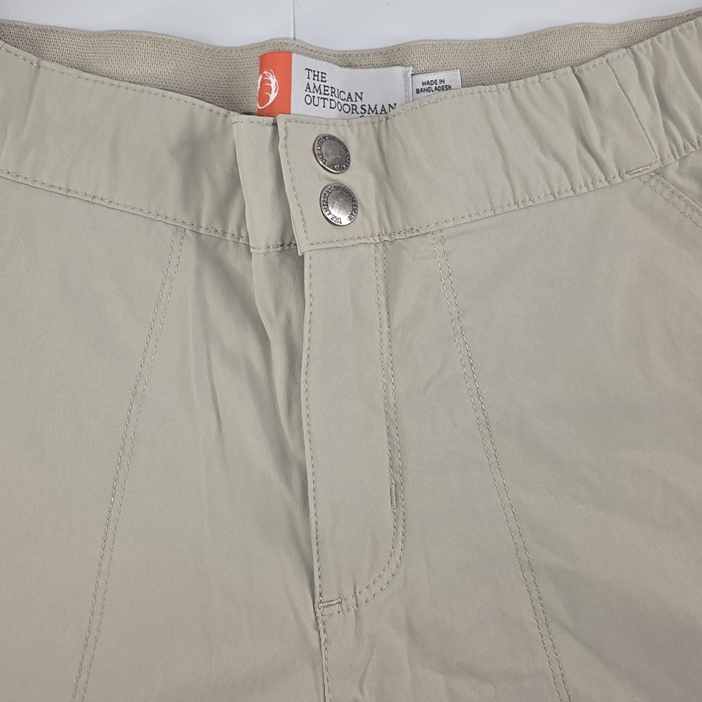 The American Outdoorsman Shorts Curved Hem 5" Mid Rise Size Small AK-2126 - Picture 2 of 12